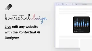 Kontextual | AI Design Assistant for Web Applications