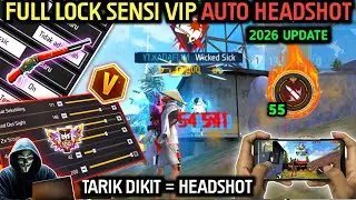 UPDATE 2026 ( SENSI VIP FF AUTO HEADSHOT ) ⚙️🔓CARA SETTING SENSITIVITAS FF AUTO HEADSHOT & SETTING