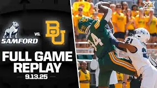 Samford vs. Baylor Football Full Game Replay (9.13.25) | 2025 Big 12 Football