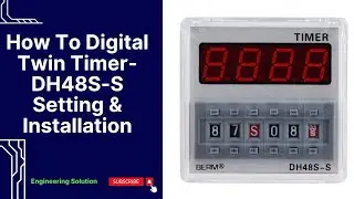 how to digital twin timer setting installation