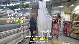 Mangini : 'il bianco i tendaggi ' protagonisti