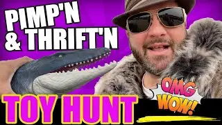 TOY HUNT! Jurassic World Real Feel! Mosasaurus, CHAP MEI - Two-Headed COBRA,
