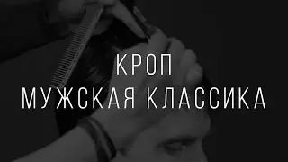 КРОП МУЖСКАЯ КЛАССИКА | МУЖСКАЯ СТРИЖКА| ANNA ESHWOOD
