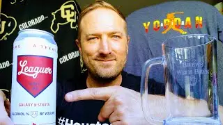 HOUSTON BEER🍻  Texas Leaguer - Leaguer Hazy IPA Galaxy & Strata - Beer Review | Brews with Beck🍻