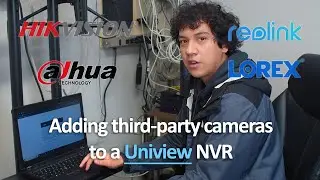 Как добавить сторонние камеры к Uniview NVR (через порты PoE)