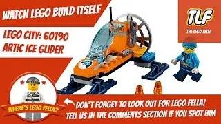 LEGO City 60190. Arctic Ice Glider Build. Stop Motion. Speed Build.