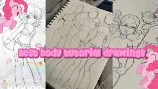 HOW TO DRAW BODIES *BEST VIDEOS* TIKTOK BEST BODY TUTORIALS💗😝 ◇artloverkenzie◇