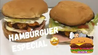 Hambúrguer Especial - Uma maneira diferente de preparar essa Delícia!!!!
