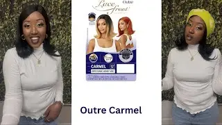 Retro vibes Ft. Outre Glueless HD Lace Front Wig - CARMEL - Pre-Plucked