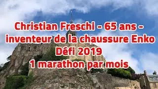 Son défi 2019 : 1 marathon par mois - Marathon du Mont-St-Michel - Mai 2019