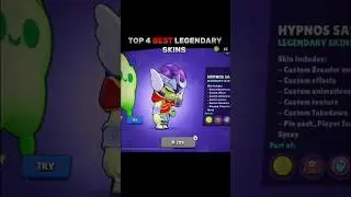 Top 4 Best Legendary Skins #epicshotbs #brawlstars #shorts #viral