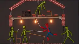 Spider-Man VS Melons and save a People in People Playground!