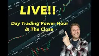 LIVE DAY TRADING POWER HOUR & THE CLOSE! | $RDBX Squeeze | $PGY | $SIGA | $GOOG | $MSFT | S&P500