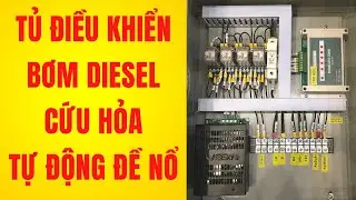 Tủ đề nổ bơm nước PCCC. bơm cứu hỏa diesel tự động khi có cháy