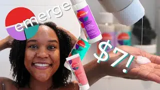 $7 PRODUCTS?! Emerge Haircare Review on Type 4 Natural Hair