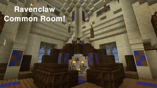 Harry Potter-Minecraft Ravenclaw Common Room!