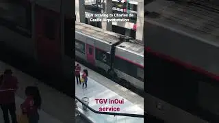 TGV at Charles de Gaulle station