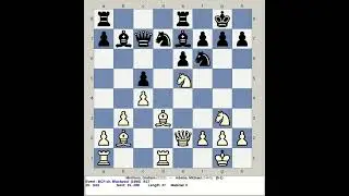Morris, Graham vs Adams, Michael | BCF Chess 1988, Blackpool England