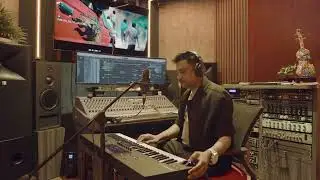 Pushpa 2 The Rule Police station entry scene BGM recording by Sam CS 🔥 | #AlluArjun #sukumar #pushpa