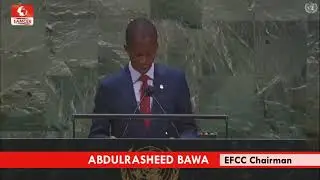 FULL SPEECH: EFCC BOSS AT THE 2021 'UNGASS' ON CORRUPTION IN USA