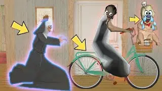 Ice Scream 3 vs Granny vs Evil Nun funny animation part 14