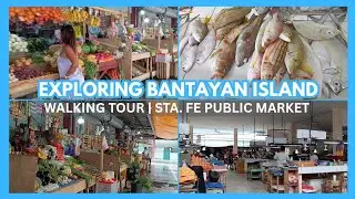 Exploring Sta. Fe Public Market Bantayan Island Cebu 🇵🇭 Seafoods Lunch | Cebuana Travels #travel 