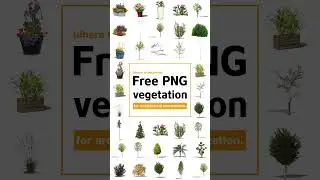 Download free png people, tree cutouts, backgrounds, sky backdrops and ground textures for #archviz