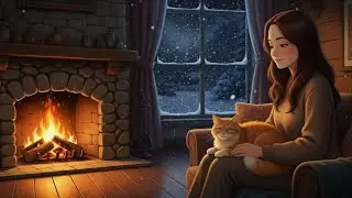 A Peaceful Snowy Day ❄️ | Ghibli-Style Winter Living