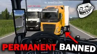 He Got BANNED! | Ultimate Karma & Road Rage in ETS2 TruckersMP