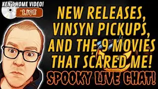 🔴EXCITING New Releases, VinSYN Pickups, And The RAD 9 Movies That Scared Me! - Ken's Home Video #14