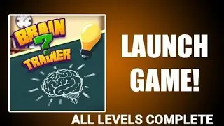 Brain Trainer game 1 to 100 Levels complete video