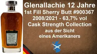 Glenallachie 12 Jahre First Fill Sherry Butt #900367 Single Malt Whisky Verkostung von WhiskyJason