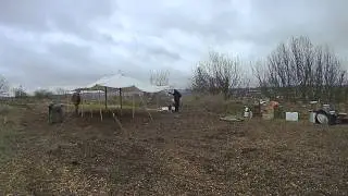 setting up 29th Field Kitchen at Fort Luton