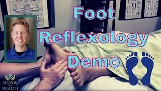 Foot Reflexology Demo at Hands on Health Massage Therapy & Wellness Cary North Carolina Foot Pain