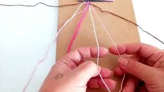 PULSERA TEJIDA con NUDOS MACRAME paso a paso
