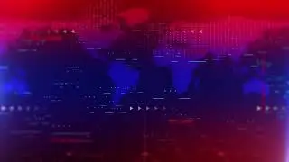 World Map News Background | Dynamic Red News Animation | Free Download