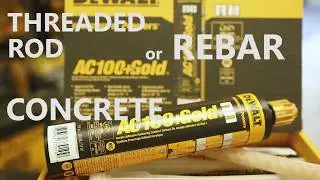 DeWalt Engineered by Powers: AC100+ Gold Anchors