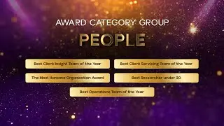 People Award Category- 5. Best Client Insight Team of the Year