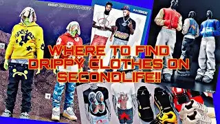 *New* WHERE TO FIND MALE CLOTHES ON SECONDLIFE FOR DRIPPY FITS🤩 (MUST WATCH )