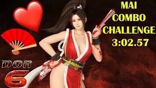Dead or Alive 6 - Mai Combo Challenge Speedrun - 3:02:57