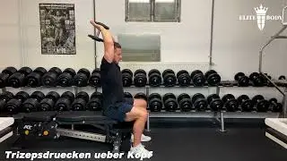 Trizepsdr&uuml;cken KH &uuml;ber Kopf - Anleitung durch Personal Trainer #trizeps