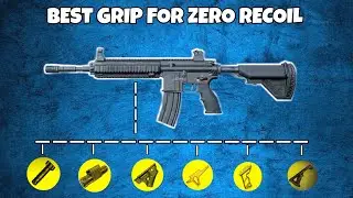The uses of all grips in BGMI/PUBG Mobile | Best grip for M416 for 0 recoil 💀