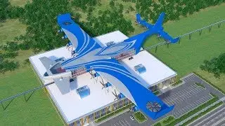 FLYING BUS | FUTURE TRANSPORT TECHNOLOGY | 2050