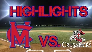 Mercer County Titans Baseball vs. Greater Beckley Christian Crusaders HIGHLIGHTS! 3/30/19