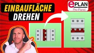 3D Makro 🎲 Einbaufl&auml;che drehen 🔄️in EPLAN ProPanel