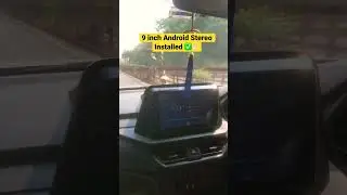 Android stereo installed in Brezza Base model ✅ #brezza #brezza2022 #suzuki #marutisuzuki