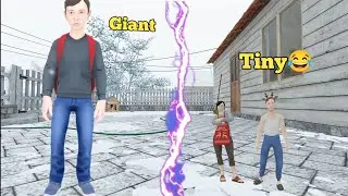 School Boy Runway Stealth - Giant Andrew Galya And Gennady Are Tiny Full Gameplay Car Escape 