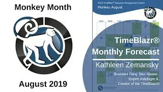 TimeBlazr&reg; Monthly Forecast: Monkey Month - August 2019