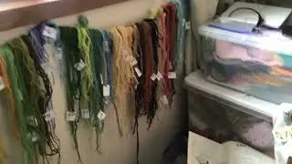 Yarn everywhere.crafting addiction.