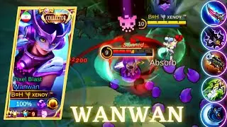 WANWAN GAMEPLAY MOBILE LEGENDS (WANWAN BUILD HACK)